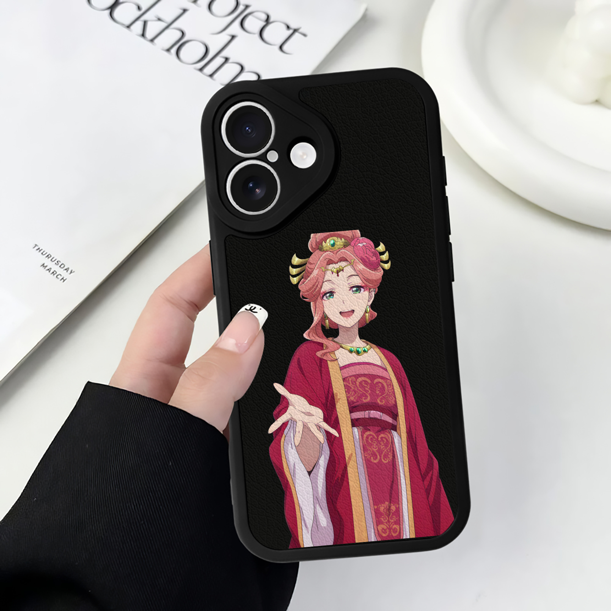 薬屋のひとりごと The Apothecary Diaries 【iPhone 16シリーズ対応】シリコンスマホケース（レザー調） 材質：シリコン